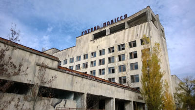 Ukraine, Prypjat, Hotel