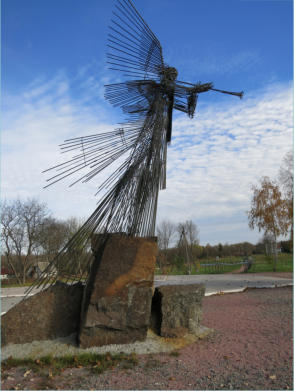 Ukraine, Tschernobyl, Denkmal Region