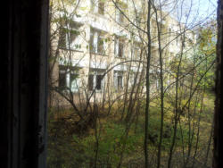 Ukraine, Kiev, Weg vom Schwimmbad zur Schule