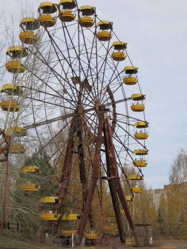 Ukraine, Prypjat, Festplatz