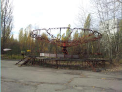 Ukraine, Prypjat, Festplatz