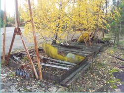 Ukraine, Prypjat, Festplatz