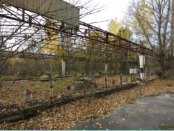 Ukraine, Prypjat, Festplatz