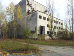 Ukraine, Prypjat, Stadtkern