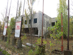 Ukraine, Prypjat, Stadtkern