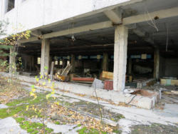 Ukraine, Prypjat, Stadtkern