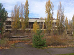 Ukraine, Prypjat, Stadtkern