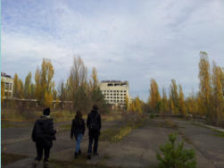 Ukraine, Prypjat, Stadtkern
