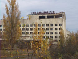Ukraine, Prypjat, Hotel